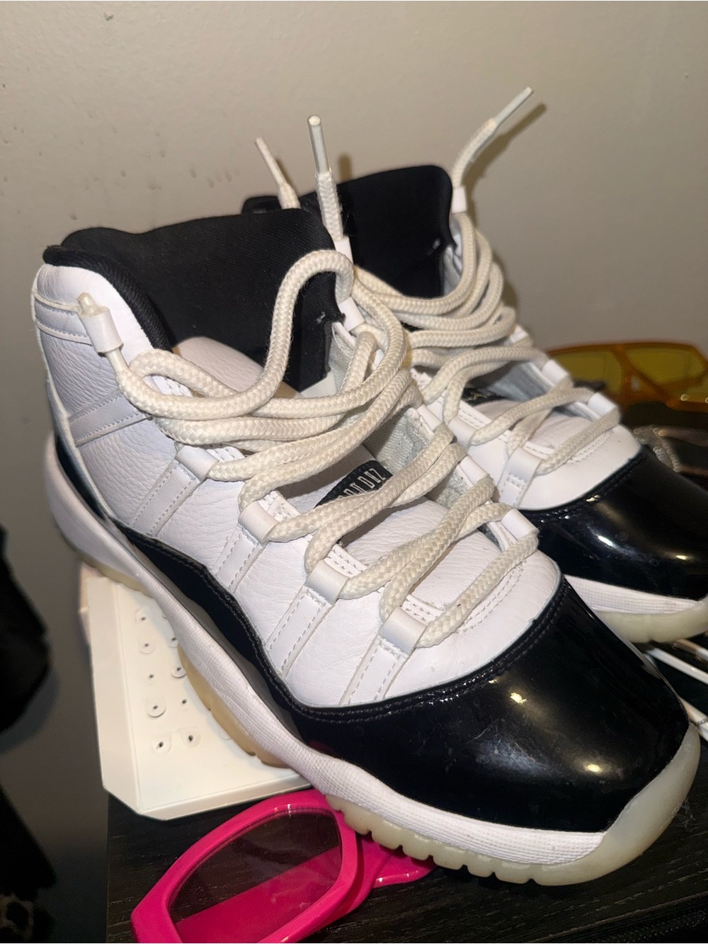 Jordan Women’s Low-Top Sneakers in White and Black